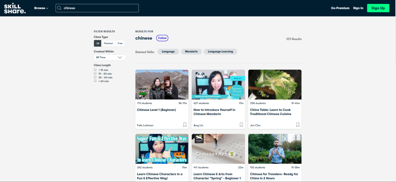 Skillshare Learn Chinese Lessons Online
