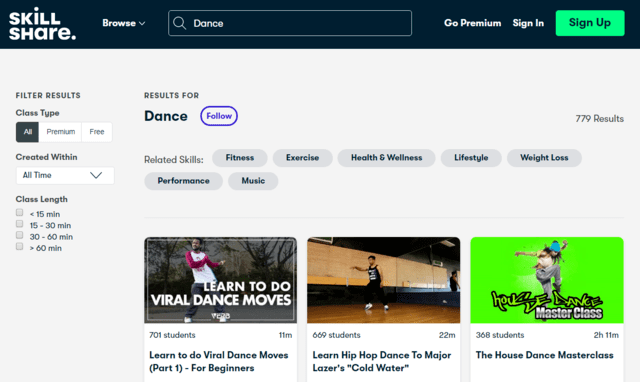 Skillshare Learn Dance Lessons Online