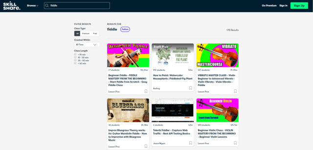 Skillshare Learn Fiddle Lessons Online