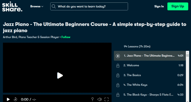 Skillshare Learn Jazz Piano Lessons Online