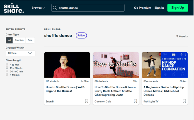 SkillShare Learn Shuffle Dance Lessons Online