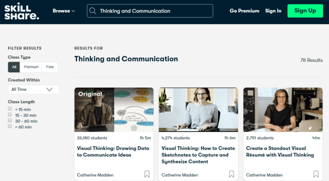 Skillshare Learn Thinking And Communication Lessons Online