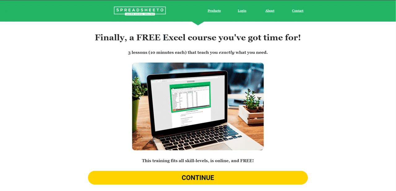 Spreadsheeto Learn MS Excel Lessons Online