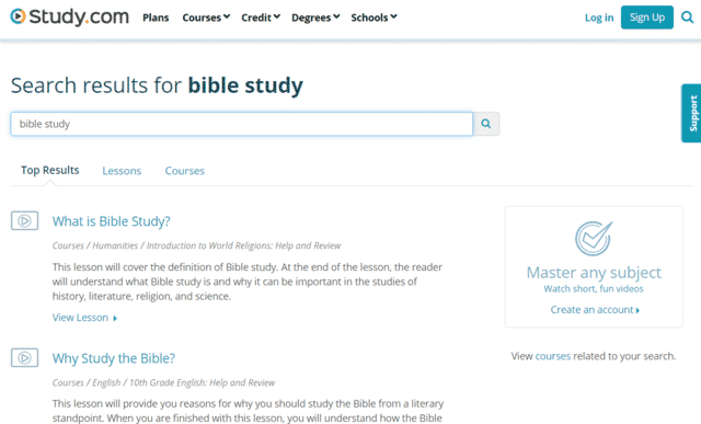Study Learn Bible Lessons Online