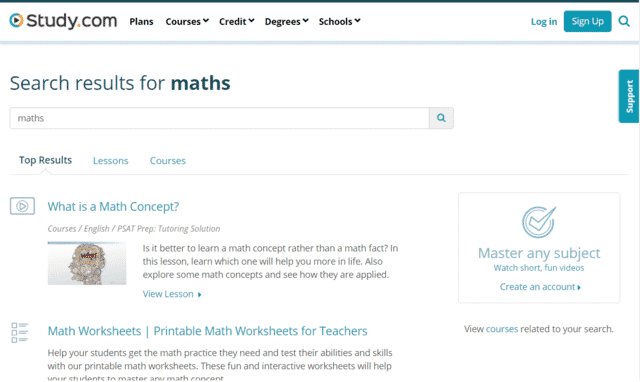 Study Learn Maths Lessons Online