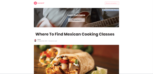 SuperProf Learn Mexican Cooking Lessons Online