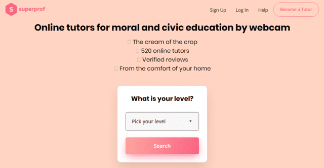 Superprof Learn Moral Lessons Online