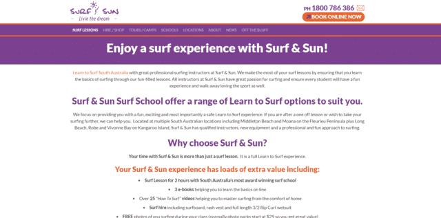 surfandsun learn Surfing lessons online