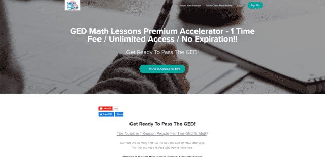 Tabletclassacademyteachable Learn GED Math Lessons Online