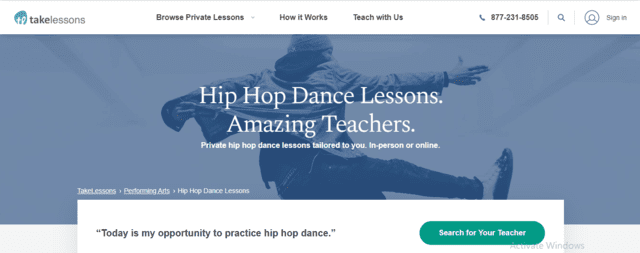 TakeLessons Learn Hip Hop Lessons Online