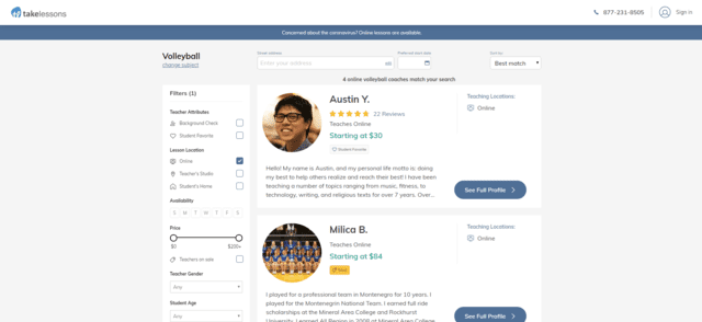 Takelessons Learn Volleyball Lessons Online