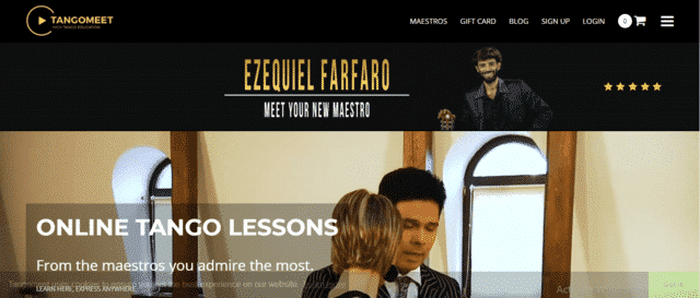 TangoMeet Learn Tango Lessons Online