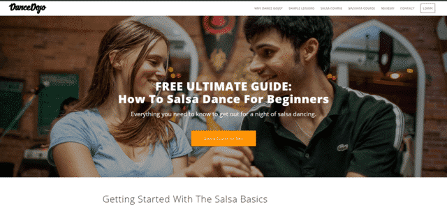 thedancedojo learn salsa lessons online