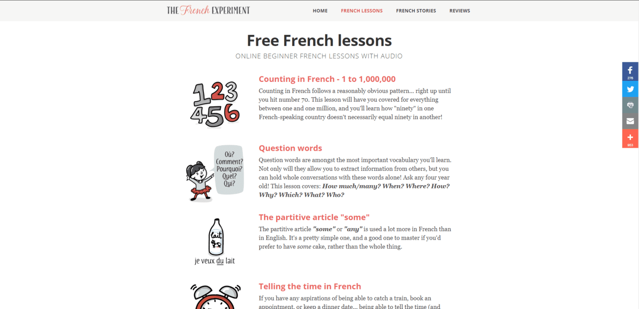 TheFrenchExperiment Learn French Lessons Online