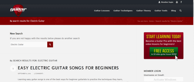 Theguitarlesson Learn Electric Guitar Lessons Online
