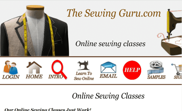 TheSewingGuru Learn Sewing Lessons Online