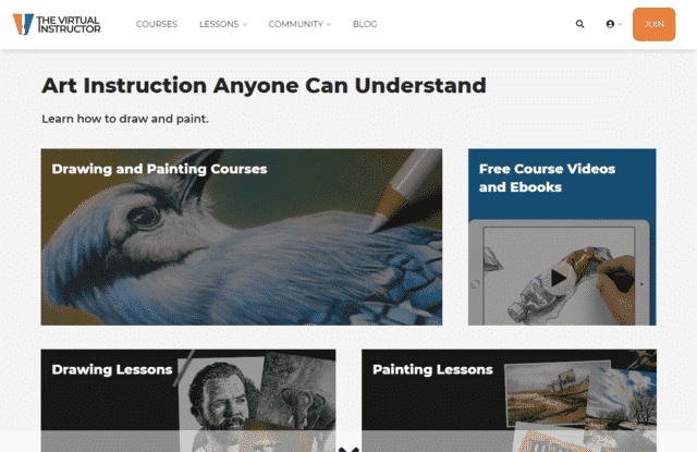 TheVirtualInstructor Learn Art Lessons Online