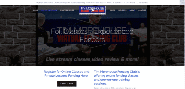 Timmorehousefencing Learn Fencing Lessons Online