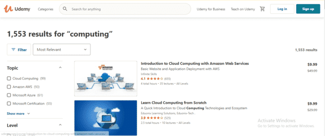Udemy Learn Computing Lessons Online