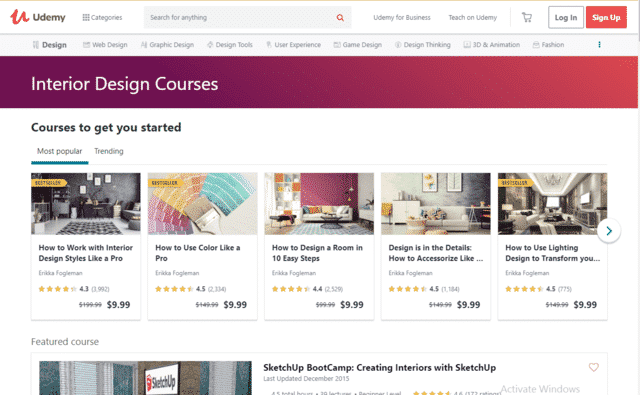 Udemy Learn Interior Design Lessons Online