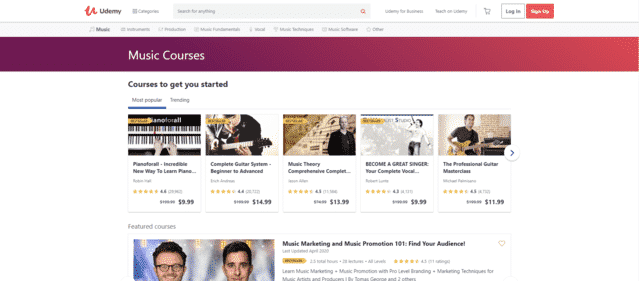 Udemy Learn Music Lessons Online
