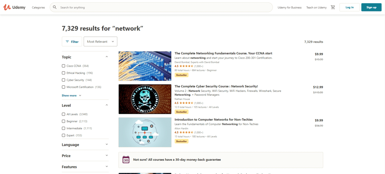 Udemy Learn Networking Lessons Online