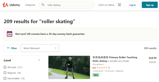 Udemy Learn Roller Skating Lessons Online