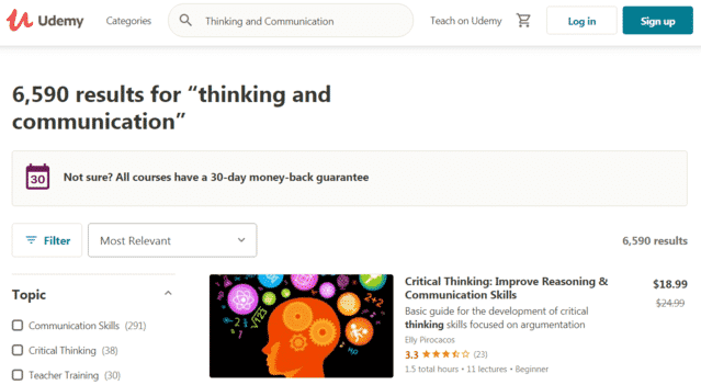 Udemy Learn Thinking And Communication Lessons Online