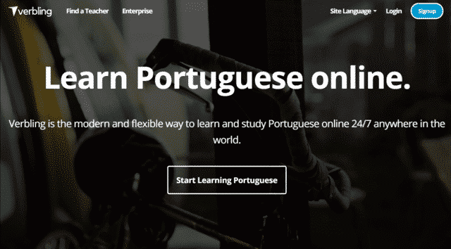 Verbling Learn Portuguese Lessons Online