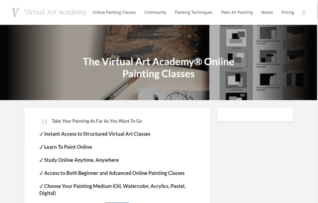 VirtualArtAcademy Learn Art Lessons Online