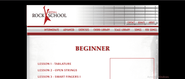 VirtualRockSchool Learn Rock Guitar Lessons Online