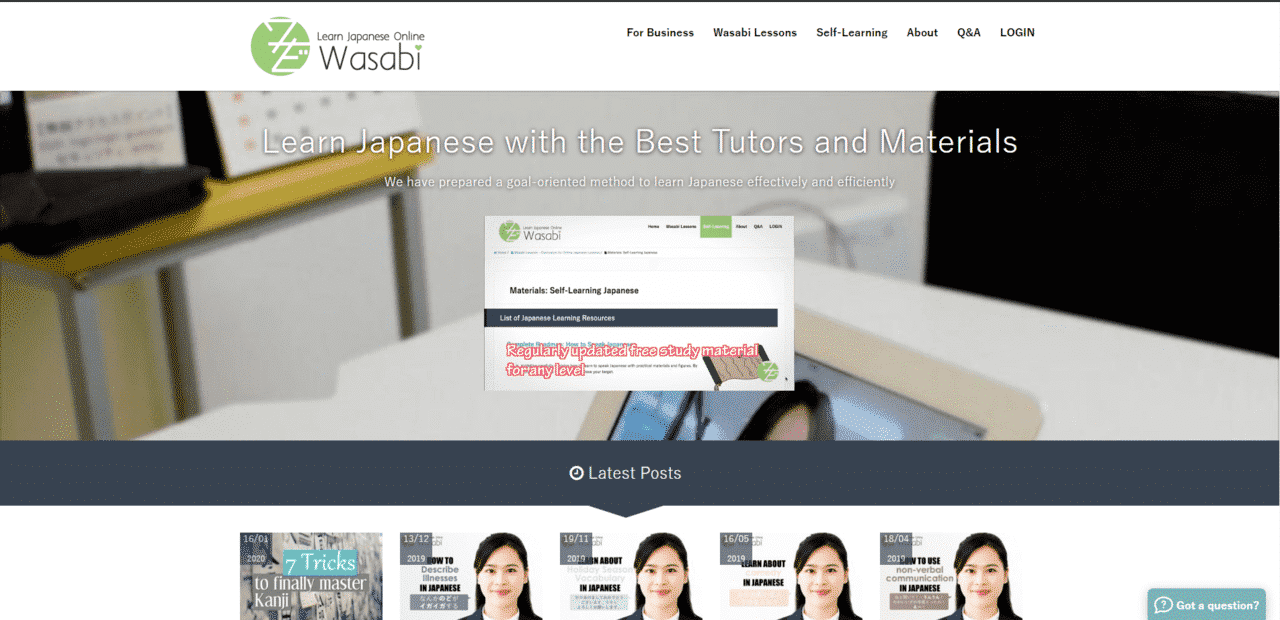 Wasabi Jpn Learn Japanese Lessons Online