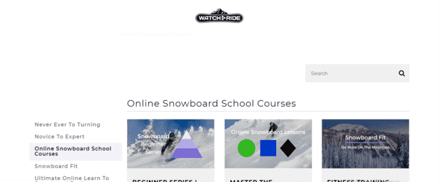 Watchandride Learn Snowboarding Lessons Online