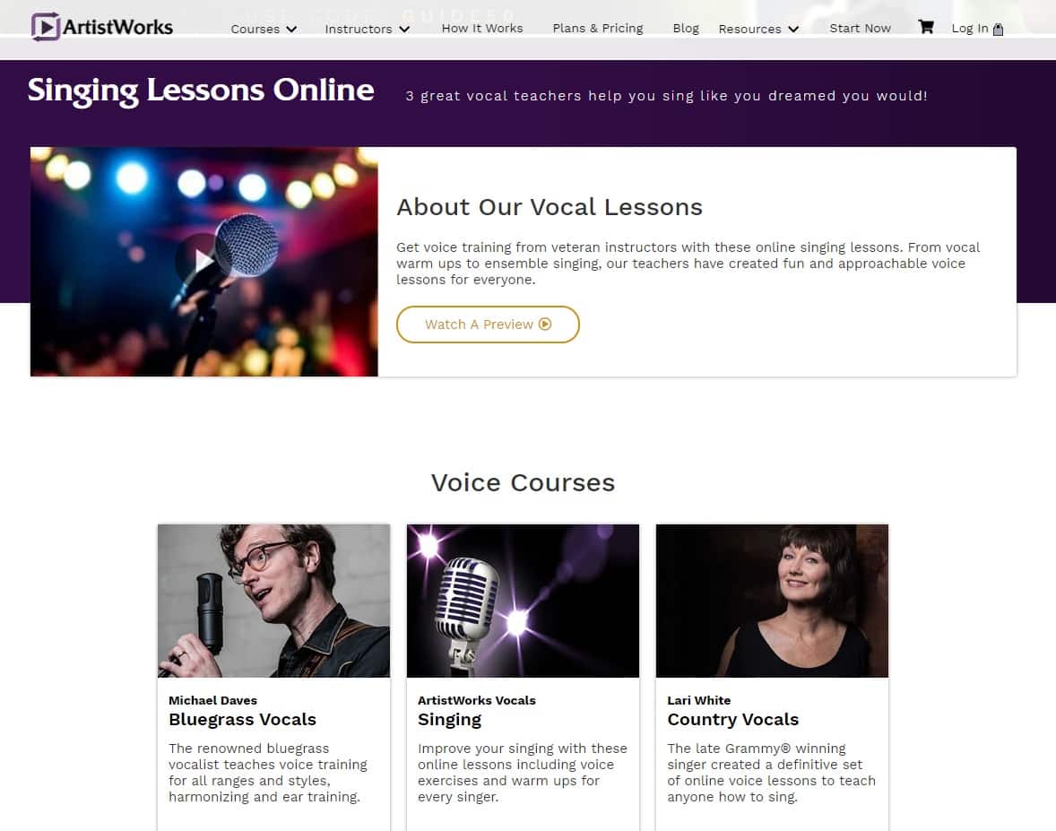 Artistworks Learn Voice Lessons Online