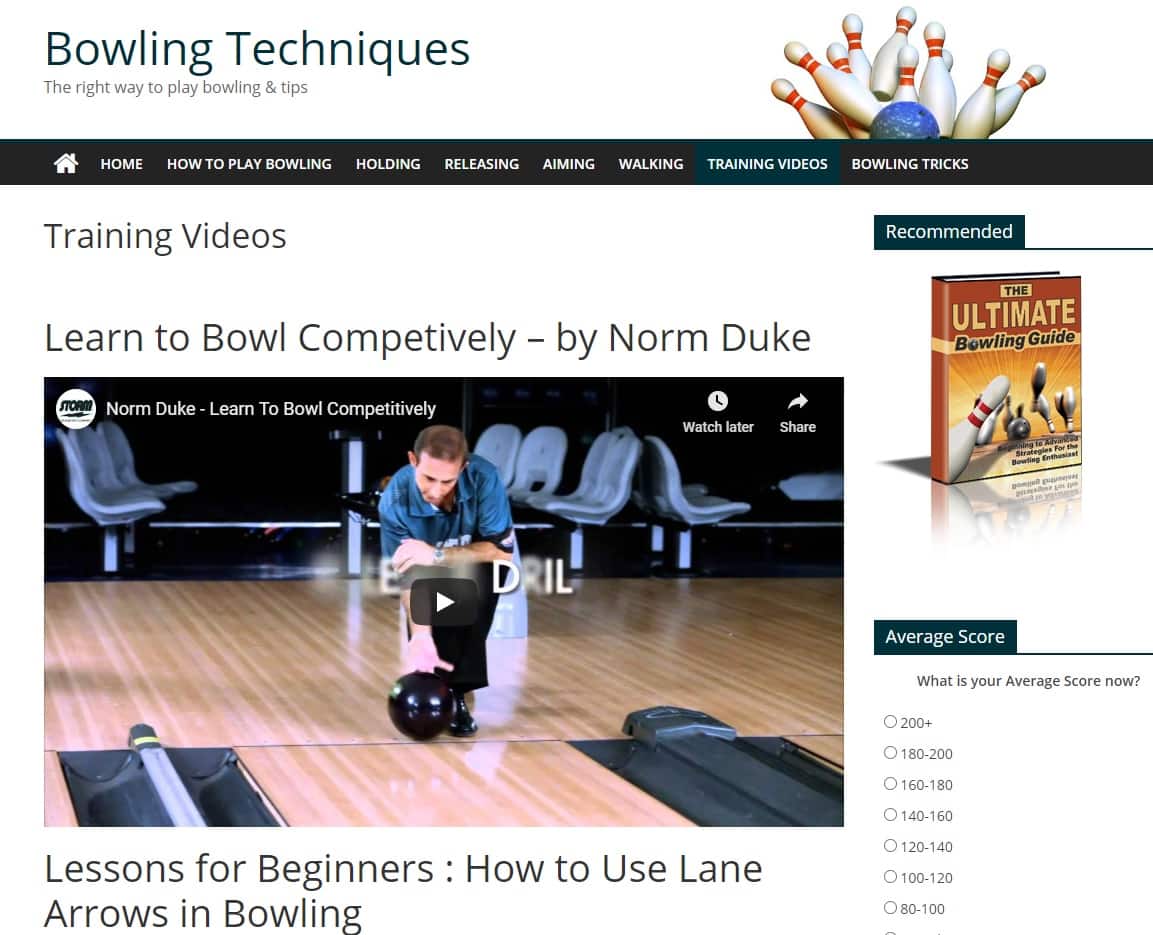 BowlingTechniques Learn Bowling Lessons Online