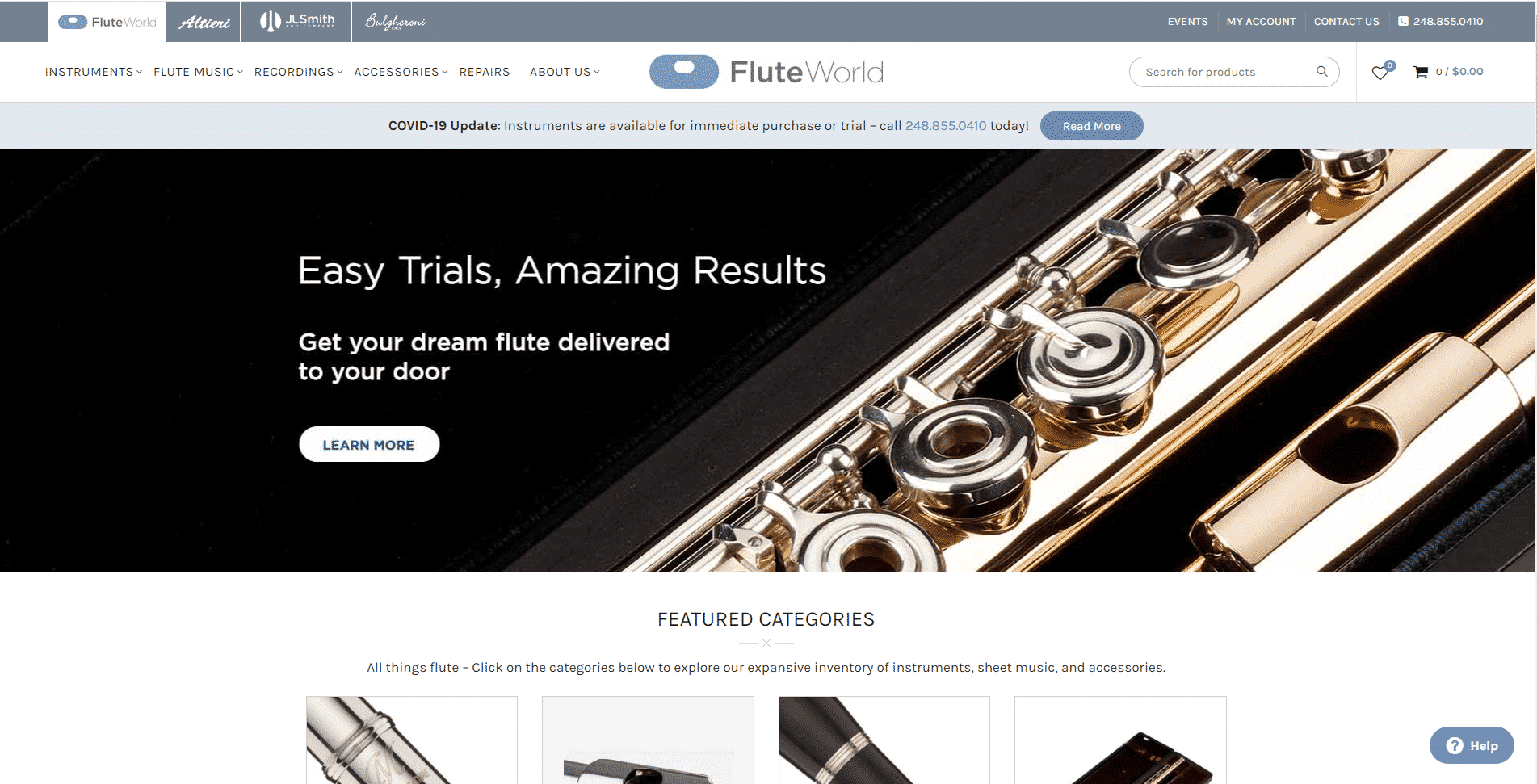 Flute World buy flute online
