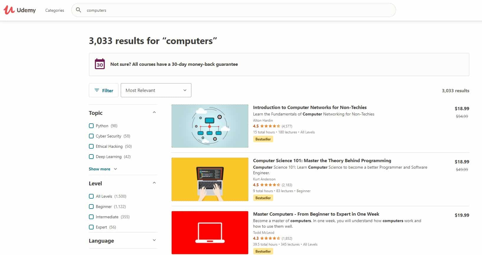 Udemy Learn Computer Lessons Online