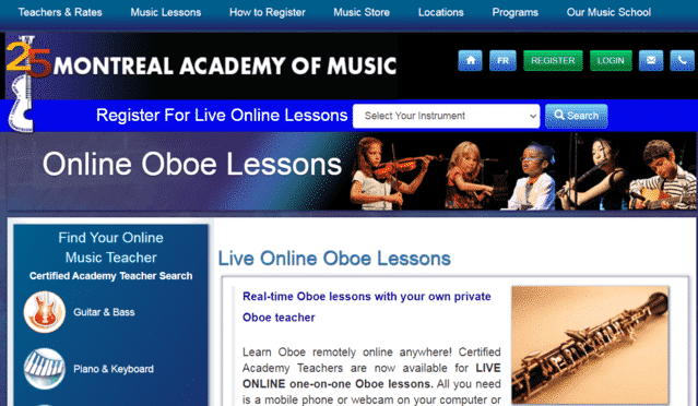 Academiedemontreal Learn Oboe Lessons Online