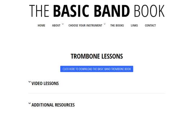 Basicband Learn Trombone Lessons Online