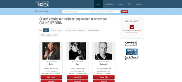 beethovenathome learn euphonium lessons online