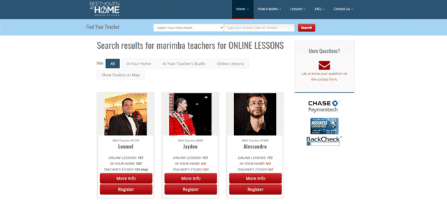 beethovenathome learn marimba lessons online
