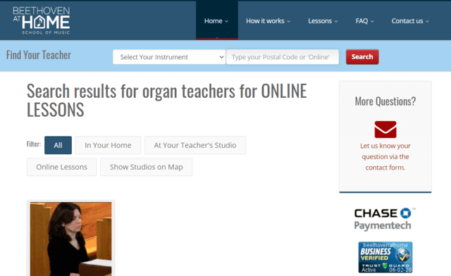 Beethovenathome Learn Organ Lessons Online