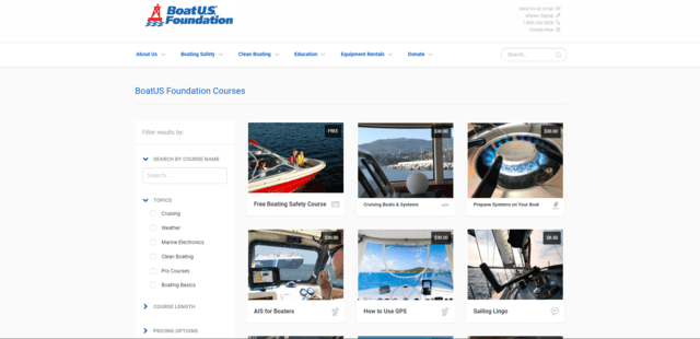 boatus learn boating lessons online