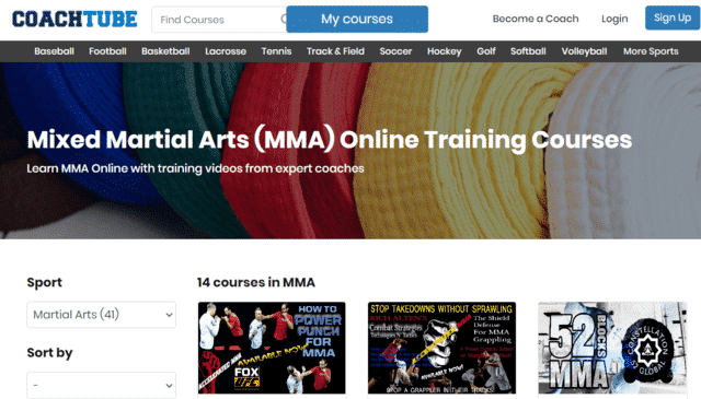 coachtube learn mma lessons online