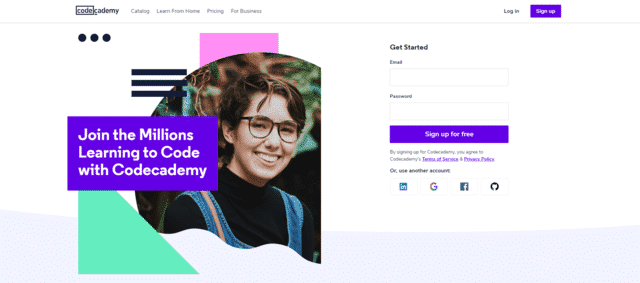 codeacademy learn coding lessons online