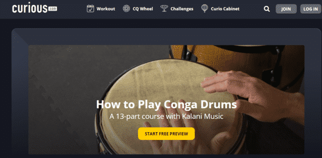 Curious Learn Conga Lessons Online