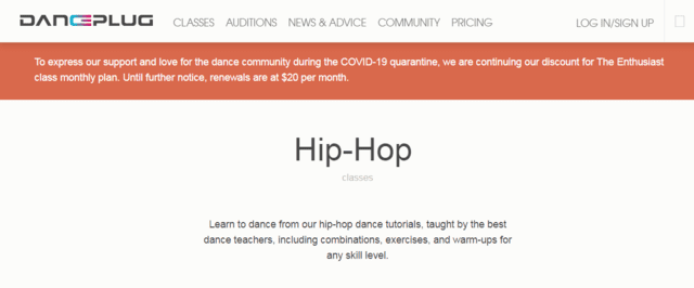 danceplug learn hip hop dance lessons online
