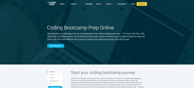 flatironschool learn coding lessons online