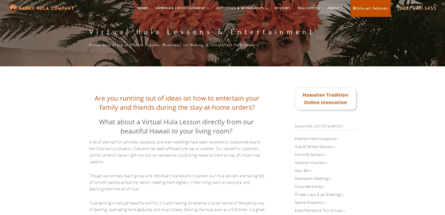 hawaiihulacompany learn hula lessons online