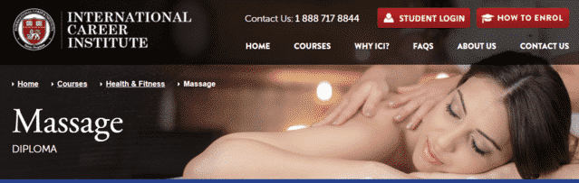 icieducation learn massage lessons online